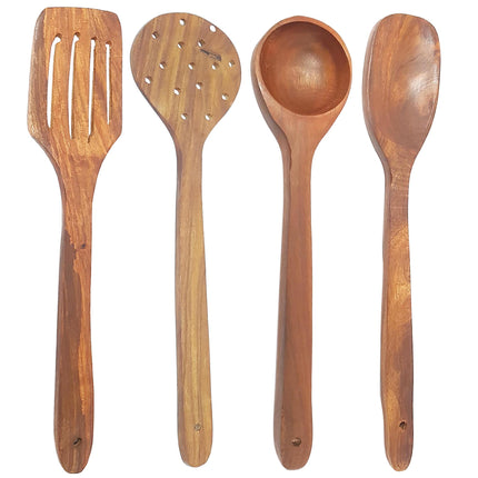 KID'S PALTA SET-SET OF 4 PCS. (KITCHEN ACCESSORIES-PINE WOOD)
