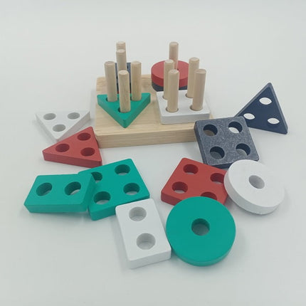 Extrokids Geometric Shapes for Early Learning Exercise Hands-on ability - EKT1931