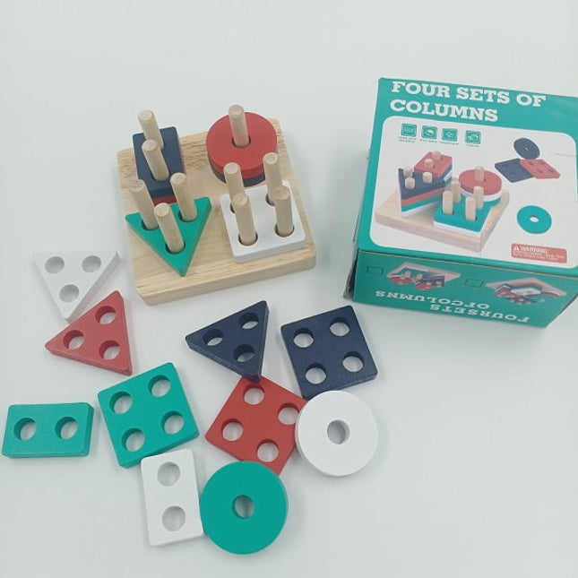 Extrokids Geometric Shapes for Early Learning Exercise Hands-on ability - EKT1931