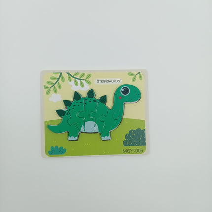 Extrokids Wooden Stegosaurus Dinosaur Puzzle Toy - EKT1964