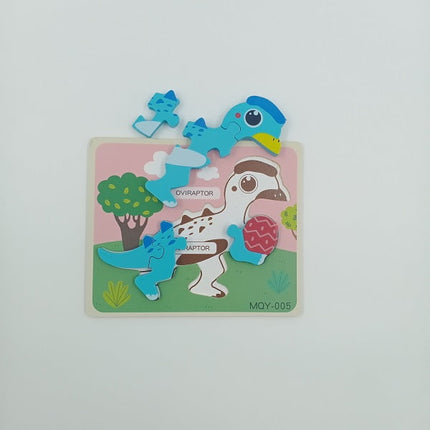 Extrokids Wooden Oviraptor Dinosaur Puzzle Toy - EKT1965