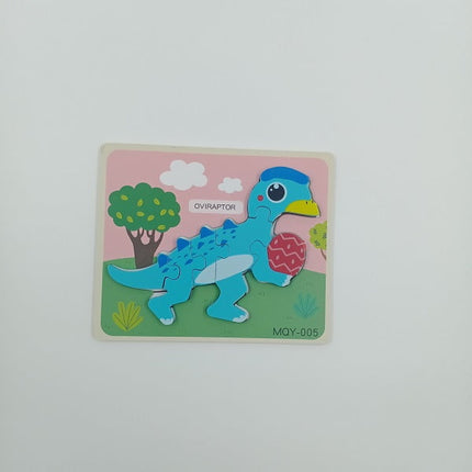 Extrokids Wooden Oviraptor Dinosaur Puzzle Toy - EKT1965