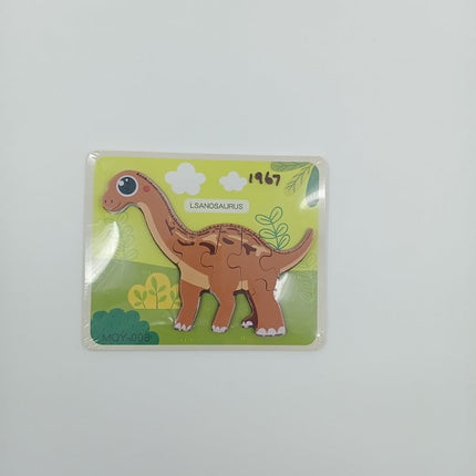 Extrokids Wooden Lsanosaurus Dinosaur Puzzle Toy - EKT1967