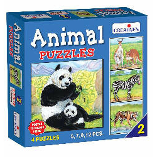 Animal Puzzle No. 2 (5 to 12 Pieces)