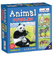 Load image into Gallery viewer, Animal Puzzle No. 2 (5 to 12 Pieces)
