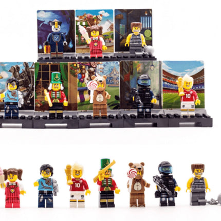 Mini-figures Collection Pack of 8 | For 6+ Age (Multicolor)