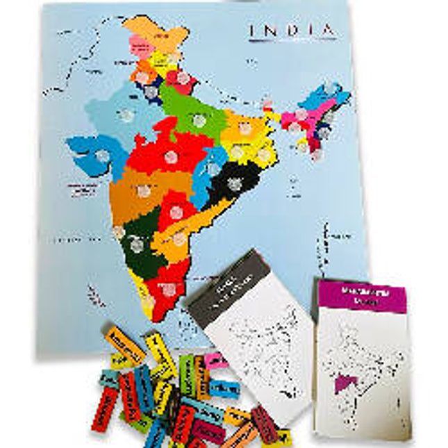 India States and Capital Kit