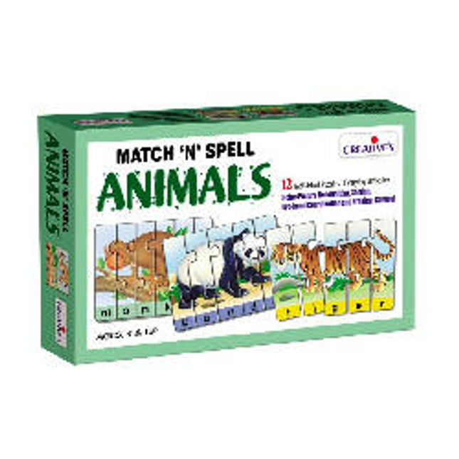 Match N Spell - Animals
