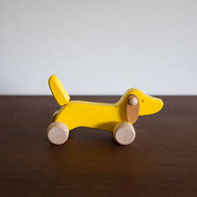 PULLING DOG-ZIG-ZAG-YELLOW