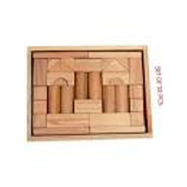 BUILDING BLOCKS-NATURAL FINISH (SET OF 32 PCS.)