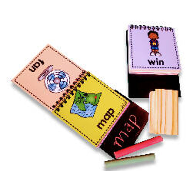 CVC words read and write flashcards