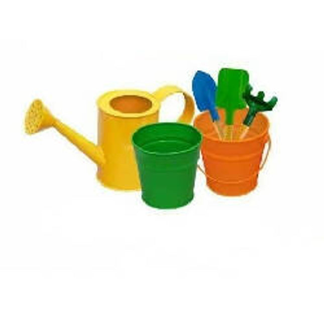 GARDENING SET WITH WATERING CAN & BUCKET (SET OF 6 PCS.)