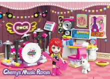 Load image into Gallery viewer, Cherry’s Music Room Building Set Toys for Girls 6+ (121 Pieces) (Multicolor)
