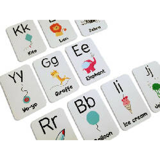 Alphabet Flashcards with activity- Pack of 26