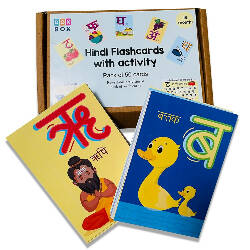 Hindi flashcards with activity