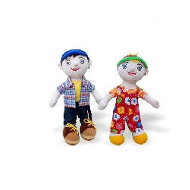 PLUSH TOYS-BOY & GIRL-BIG