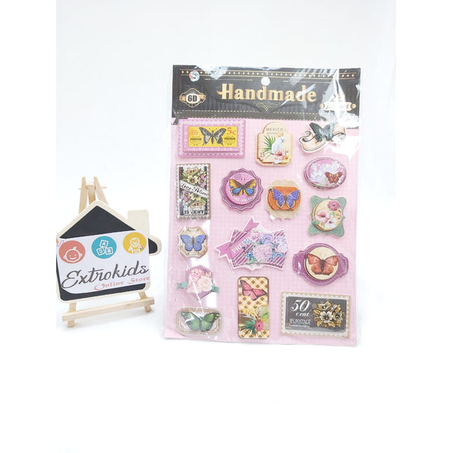 6D Handmade Stickers - Butterfly - EKC0922
