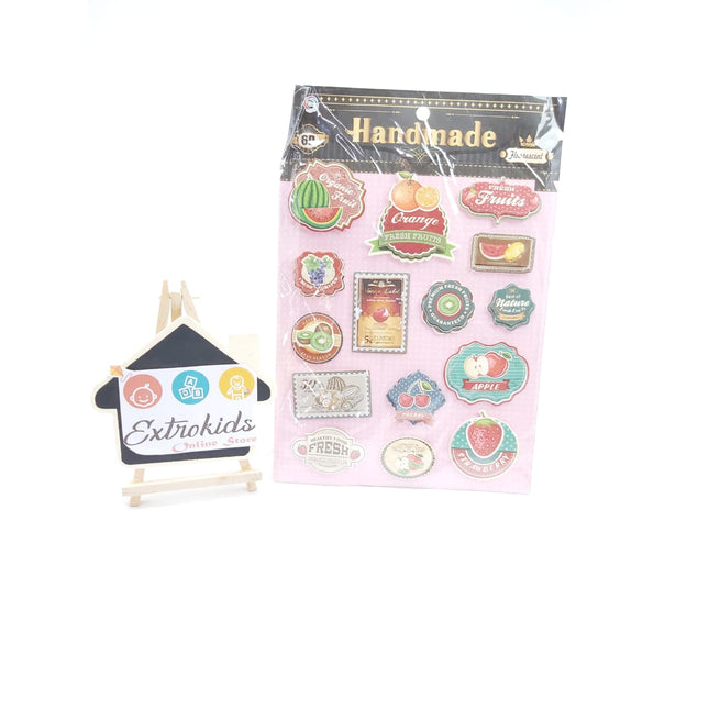 6D Handmade Stickers - Fruits - EKC0928
