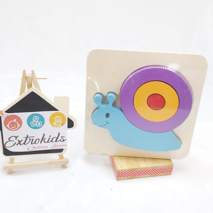 Chunky Animal Puzzles - Small - SNAIL - EKT0783