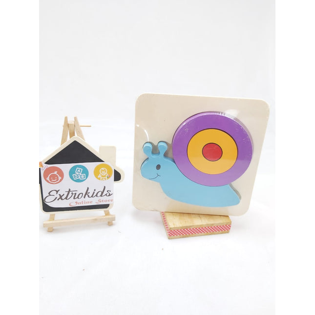 Chunky Animal Puzzles - Small - SNAIL - EKT0783