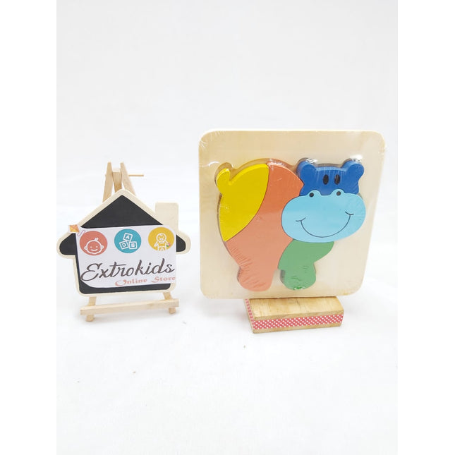 Chunky Animal Puzzles - Small - HIPPO - EKT0784