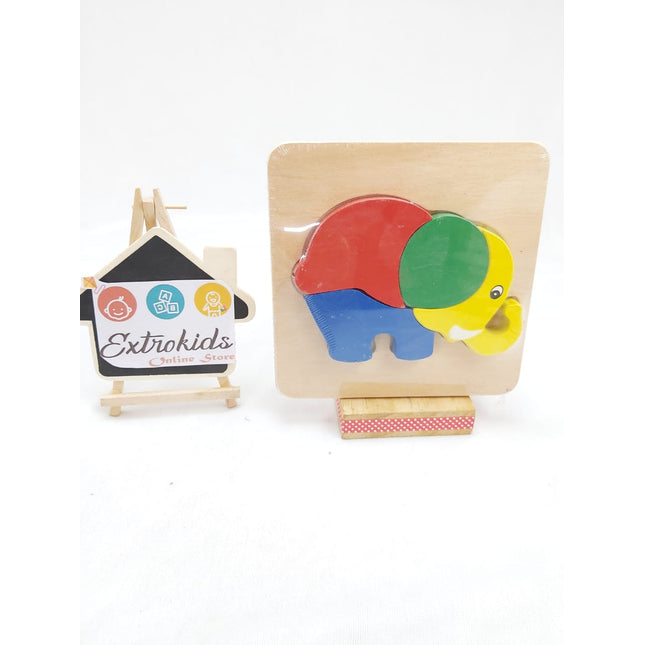 Chunky Animal Puzzles - Small - ELEPHANT - EKT0788