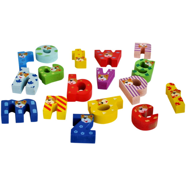 chunky alphabets with tray - EKT0769