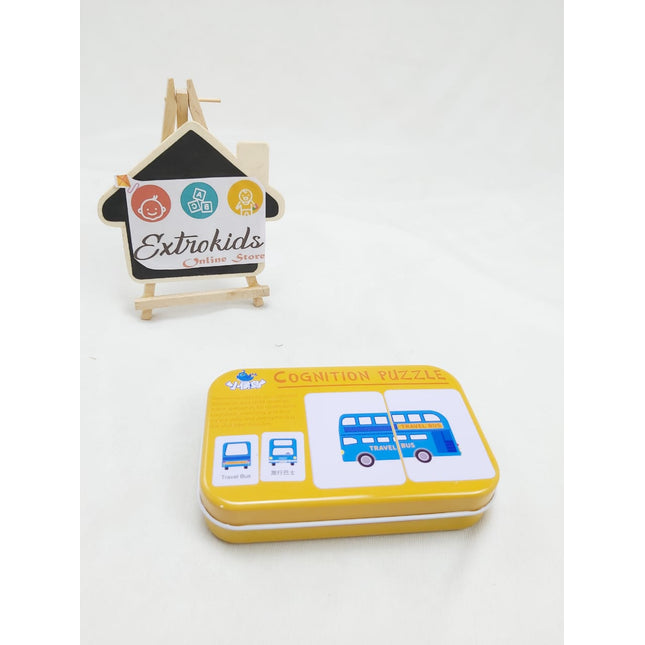 Cognition Puzzle - D3 - Vechicle - Yellow - EKT0896