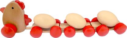 PULLING DUCK ROLLING EGG