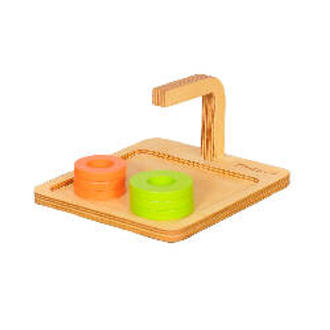 Wooden Curved Dowel Stacker