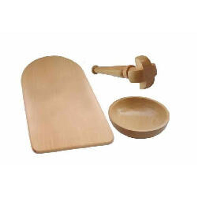 KID'S KITCHEN ACCERISSORIES SET OF 3 PCS.