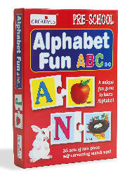 Creative Educational Aids: Alphabet Fun ABC Puzzle (Multi-Color, 52 Pieces)