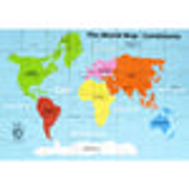 The World Map ContinentsJigsaw Puzzle