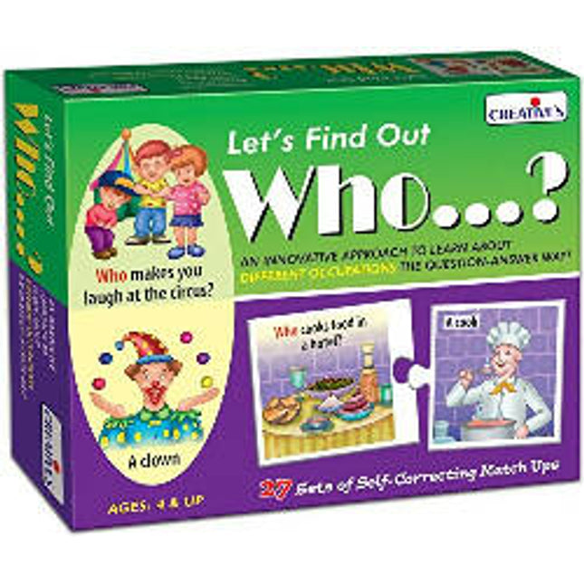 Let's Find out- Who?