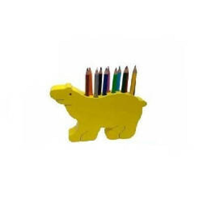 CRAYON HOLDER-BEAR-COLOURED