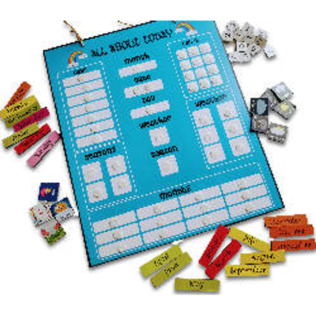 Wooden calender activity