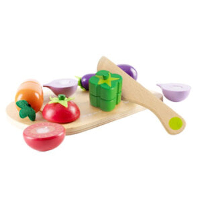 WOODEN FRUIT VEGETABLE CUTTING TOY