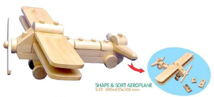 SHAPE & SORT AEROPLANE