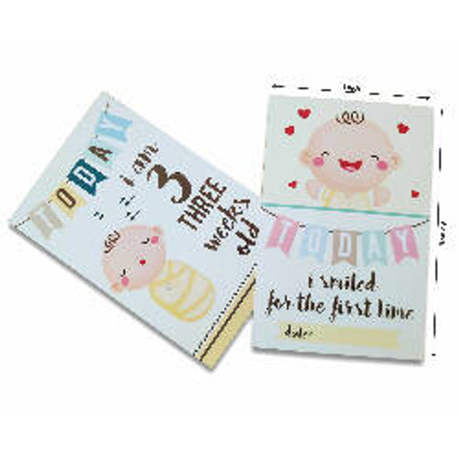 Baby Milestones Flashcards -Pack of 24
